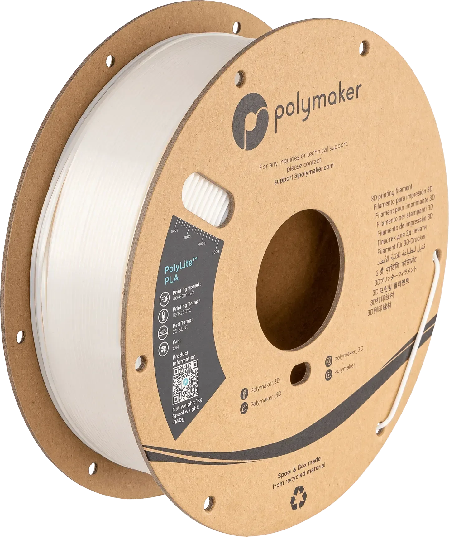 POLYMAKER POLYLITE PLA 1.75mm/1KG