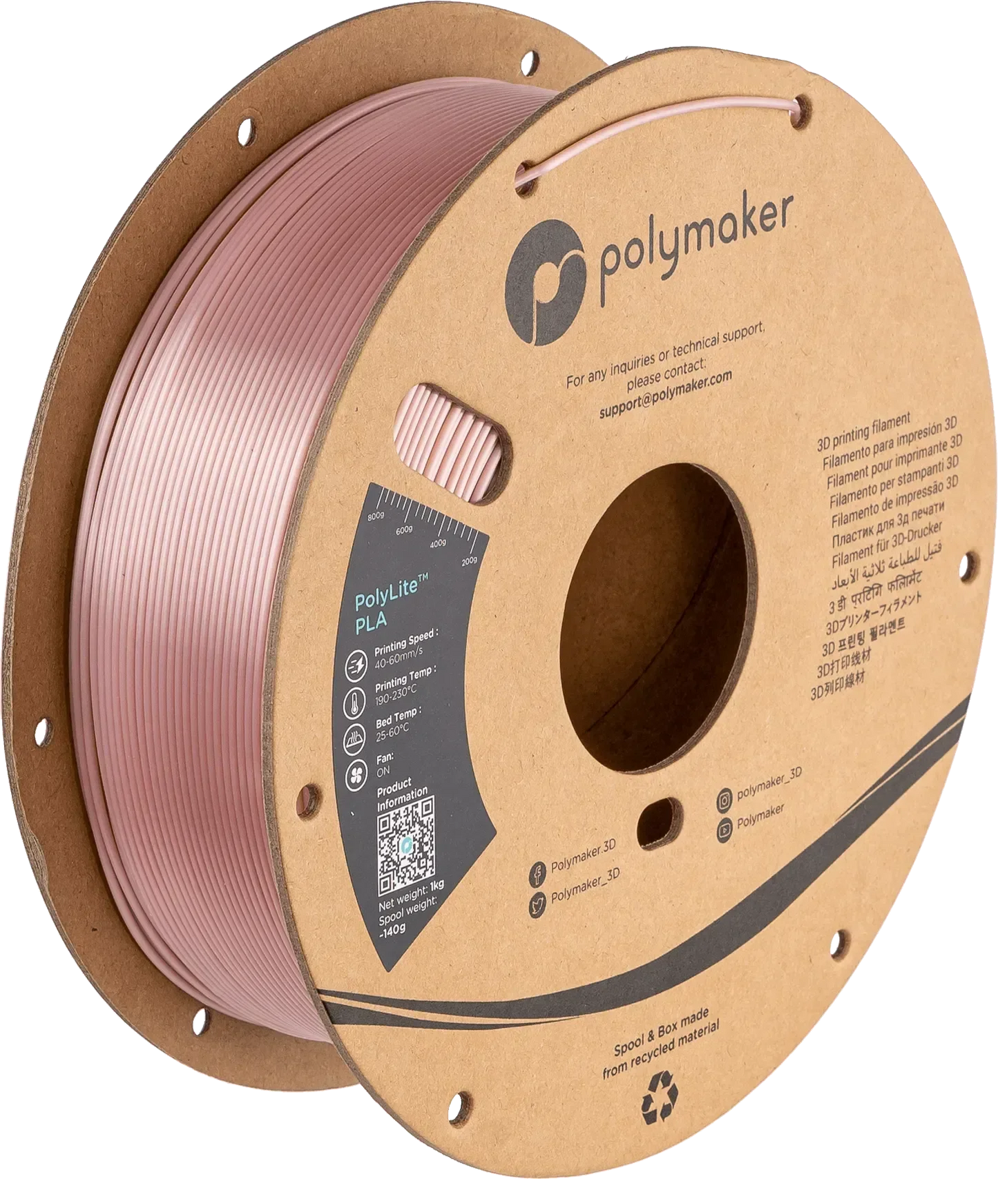 POLYMAKER POLYLITE PLA 1.75mm/1KG