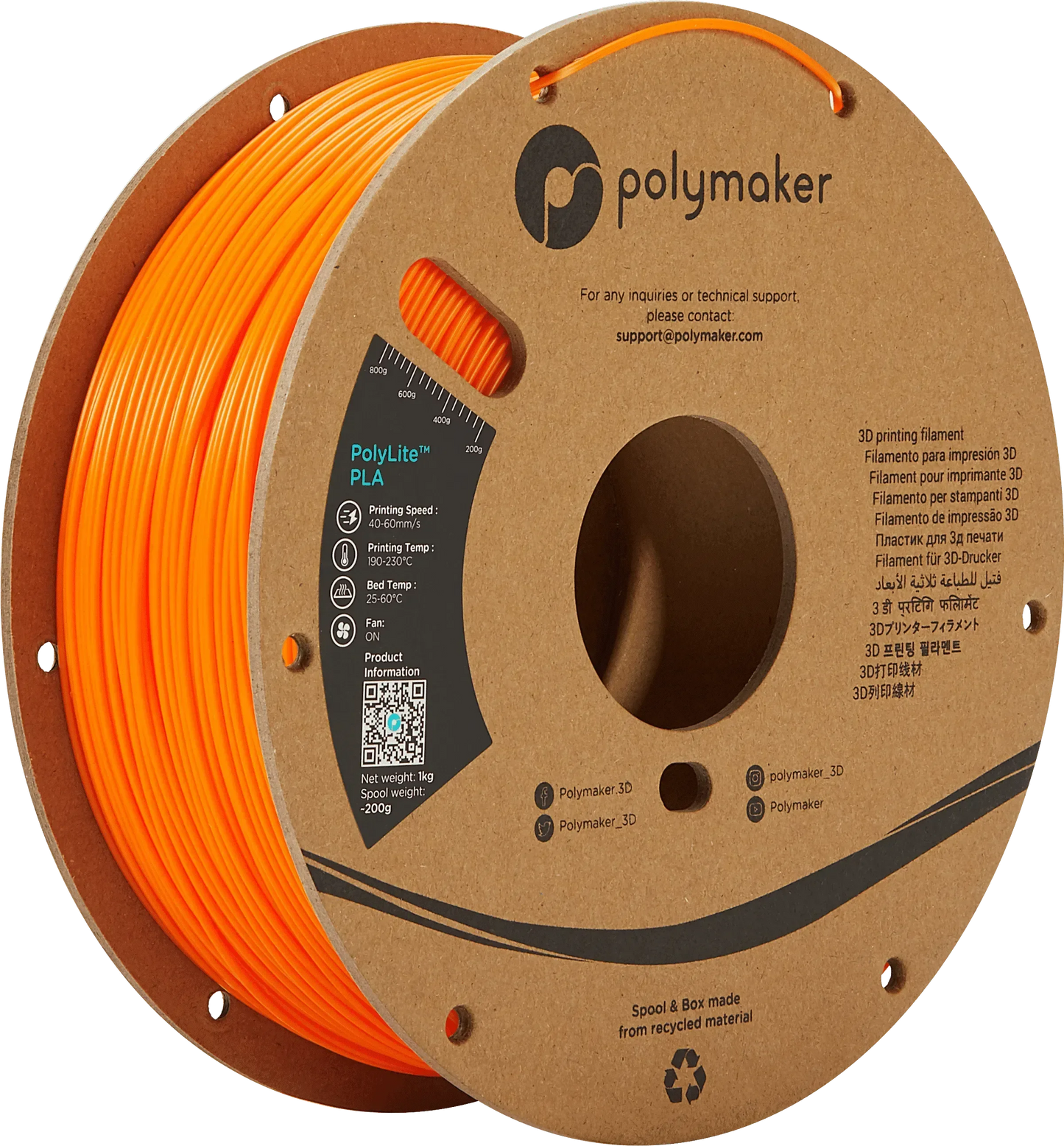 POLYMAKER POLYLITE PLA 1.75mm/1KG