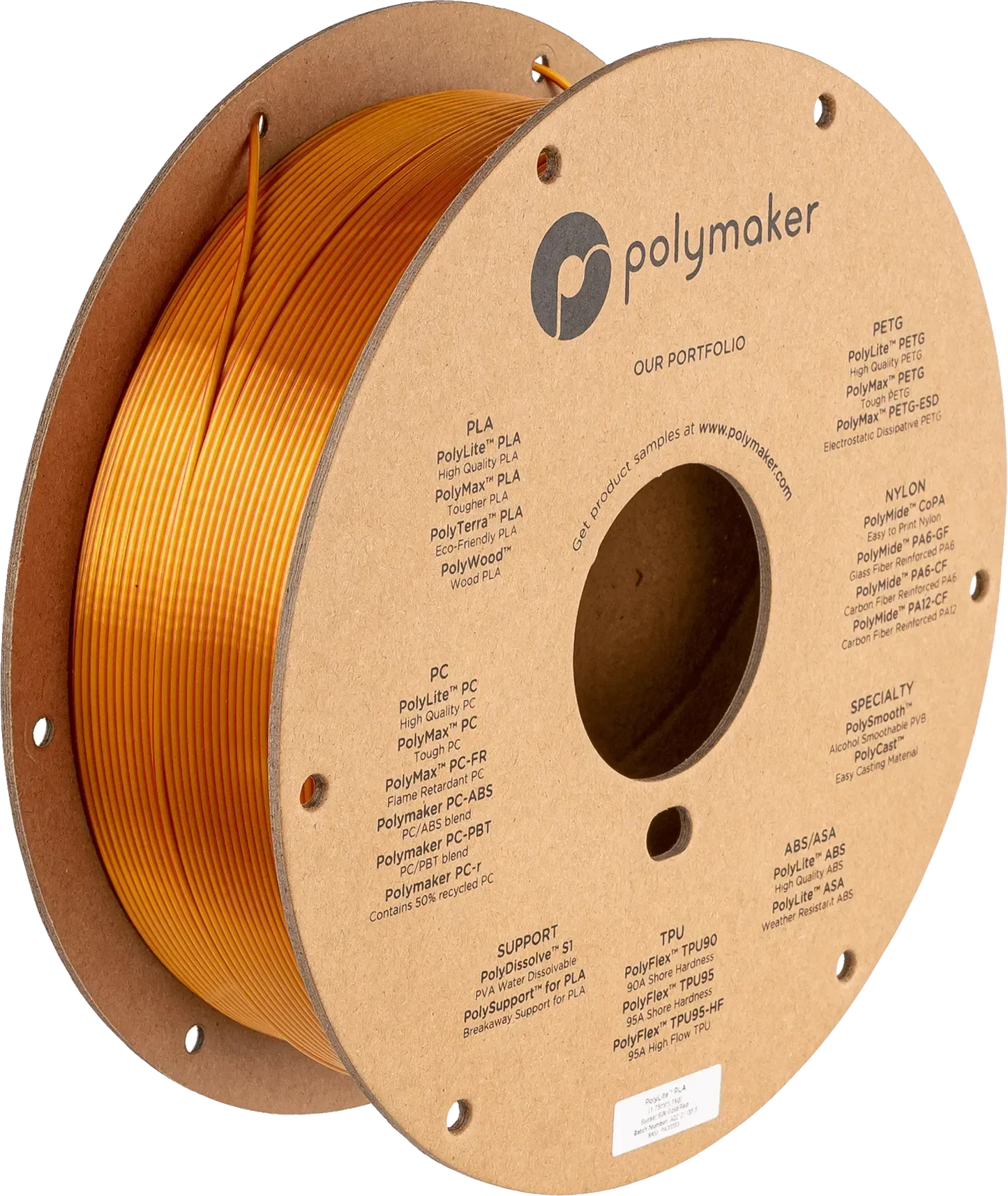 POLYMAKER POLYLITE SILK PLA DUAL COLOR 1.75mm/1KG