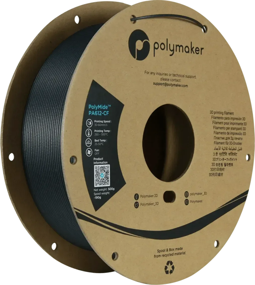 POLYMAKER POLYMIDE™ PA612-CF BLACK 1.75mm/500g