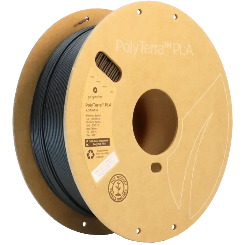 POLYMAKER POLYTERRA PLA EDITION-R BLACK 1KG