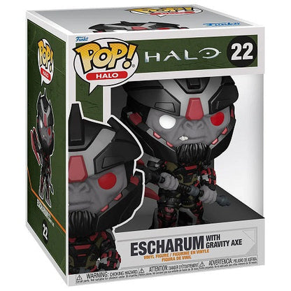 Funko Pop Halo 22 Escharum mit Gravity Axe 15cm Vinyl-Figur Xbox Pop-Statue