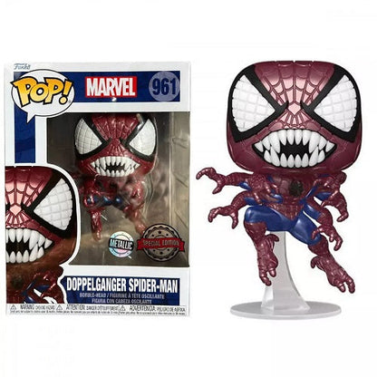 Funko Pop Spiderman Doppelganger Metallic Special Edition Exclusive Figur 2021