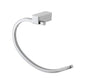 Elegant and durable wall-mounted chrome towel holder | Unica Series