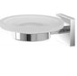 Elegant and durable chrome-plated steel soap dish | Easy Series