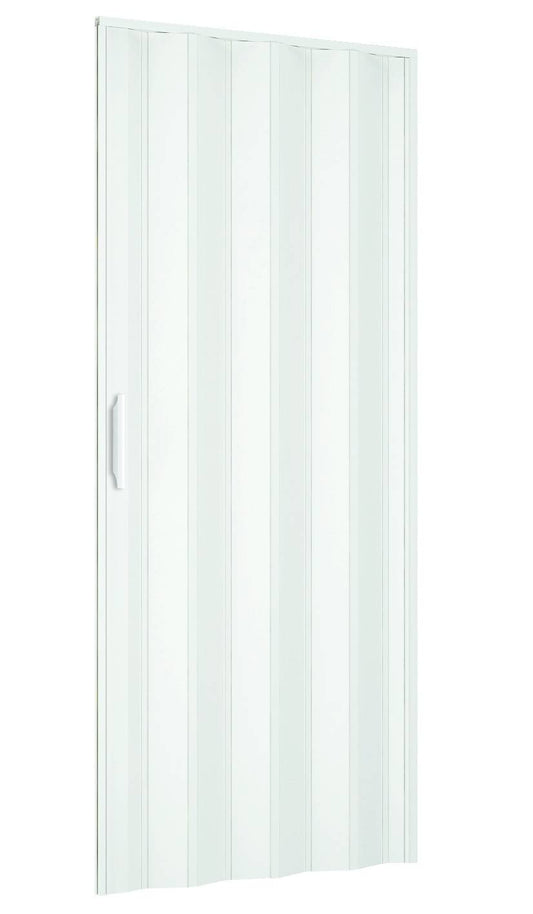 Porta soffietto da Interno 82x210cm in pvc bianco pastello