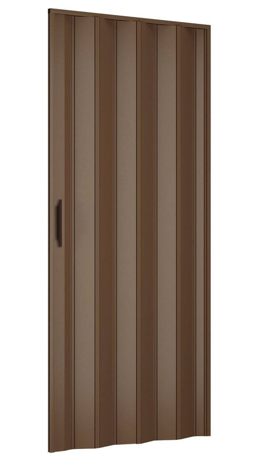 Porta soffietto da Interno 82x210cm in pvc color noce