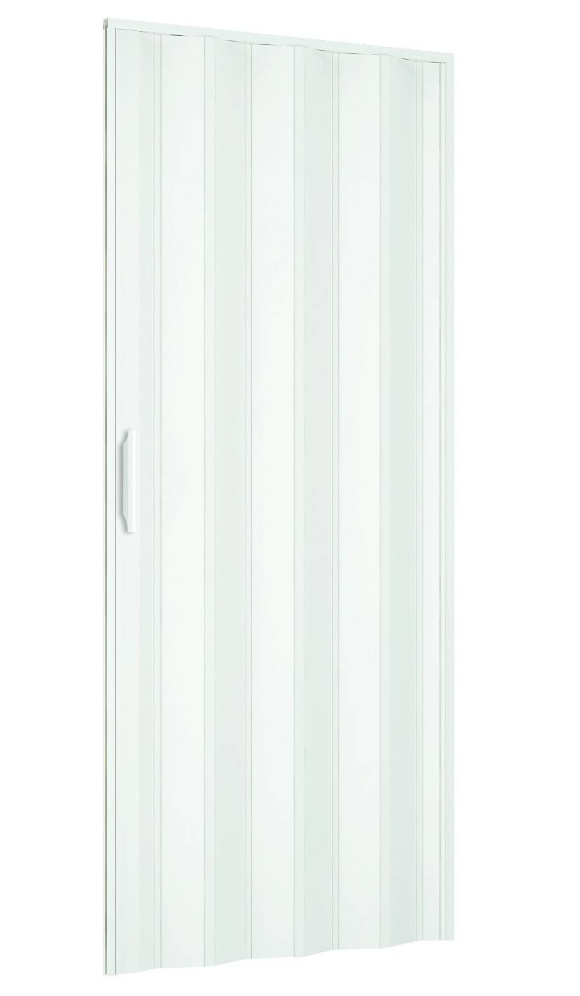 Porta soffietto da Interno 83x214cm in pvc bianco pastello