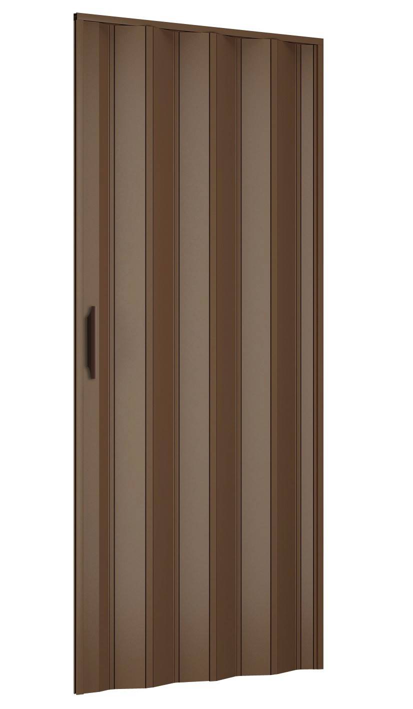 Porta soffietto da Interno 83x214cm in pvc color noce