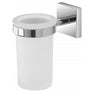 Chromed steel toothbrush holder, sturdy and functional | Easy Series