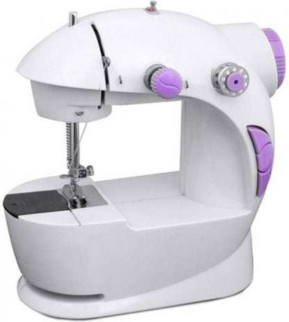 Mini Nähmaschine Handnähmaschine Tragbar 4 In 1 Für Reisen Mit Pedal Und Nadel