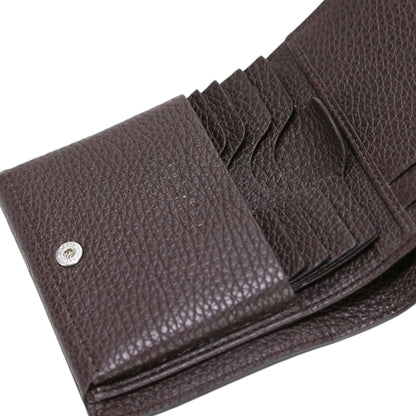 Micron Vertical Leather Wallet with Card Holder Gusset