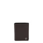 Micron Vertical Leather Wallet with Card Holder Gusset