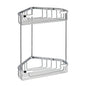 GEDY Chrome-plated Wire 2-Tier Corner Shower Caddy