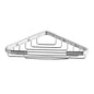 GEDY Corner Shower Caddy in Chrome Wire