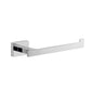Gedy Atena series wall-mounted toilet roll holder in stainless steel and chrome-plated brass