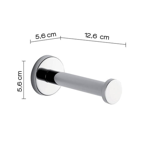 Portarotolo a muro Gedy in acciaio inox e cromall serie Felce
