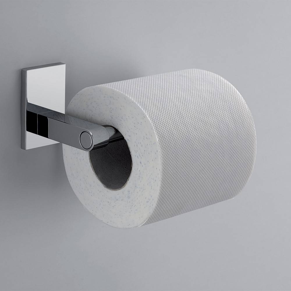 Portarotolo a muro Gedy in acciaio inox e cromall serie Maine
