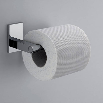 Portarotolo a muro Gedy in acciaio inox e cromall serie Maine