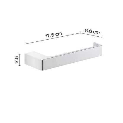 Portarotolo a muro Gedy in acciaio inox e cromall serie Pirenei