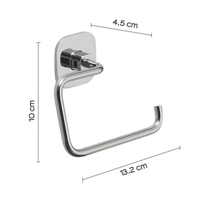 Portarotolo a muro Gedy in acciaio inox e cromall serie Teide