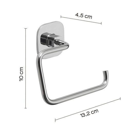 Portarotolo a muro Gedy in acciaio inox e cromall serie Teide