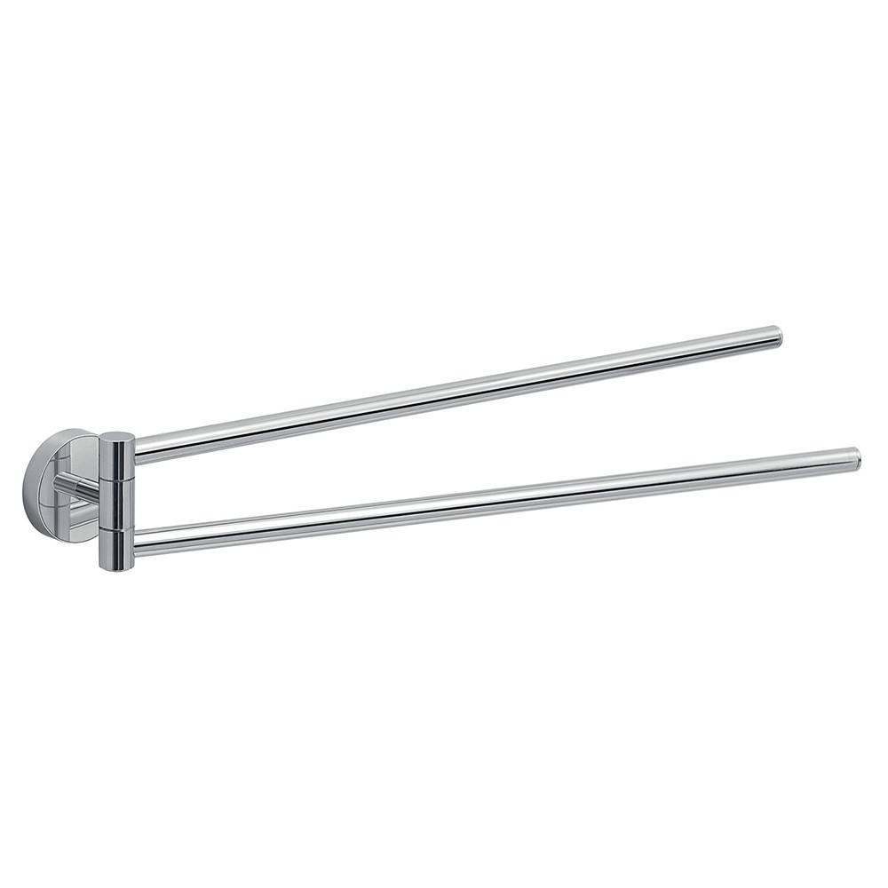 Portasalviette a Snodo 2 Bracci Acciaio e Cromall - Serie Eros