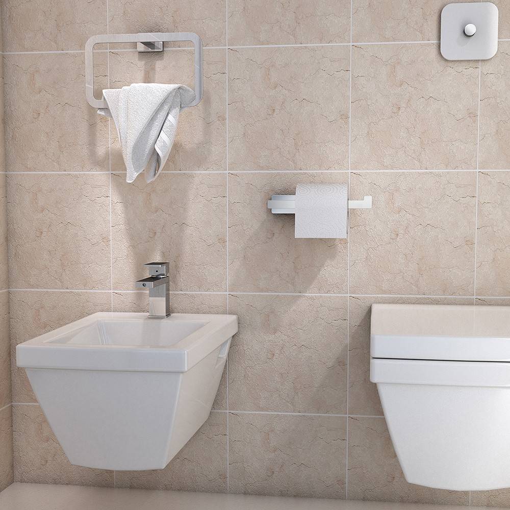 Portasalviette GEDY linea Atena ad anello colore Cromato