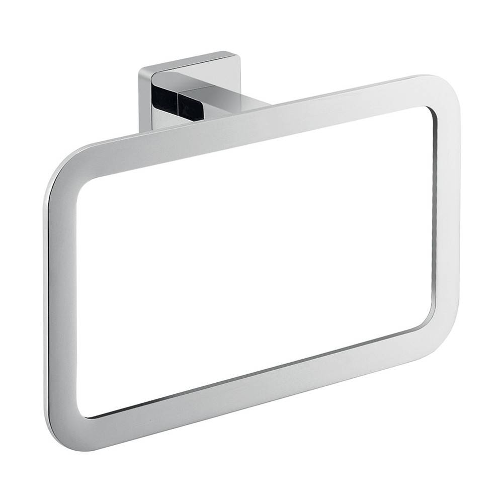 Portasalviette GEDY linea Atena ad anello colore Cromato