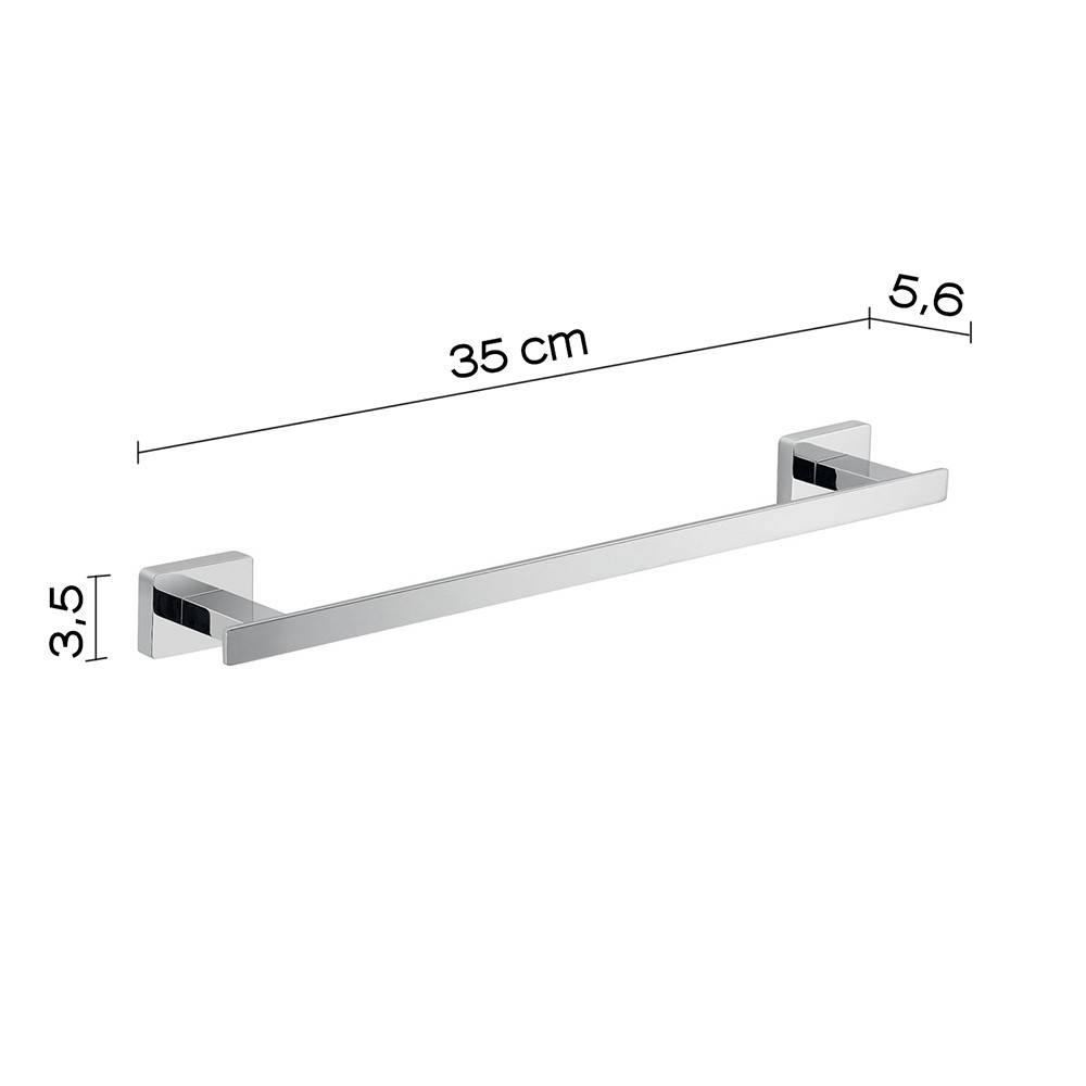 Portasalviette GEDY linea Atena da 35cm colore Cromato