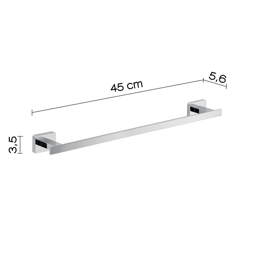 Portasalviette GEDY linea Atena da 45cm colore Cromato