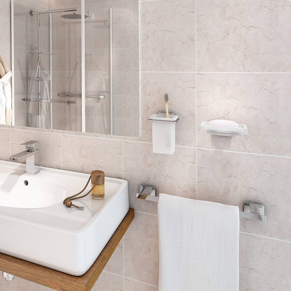 Portasalviette GEDY linea Atena da 45cm colore Cromato
