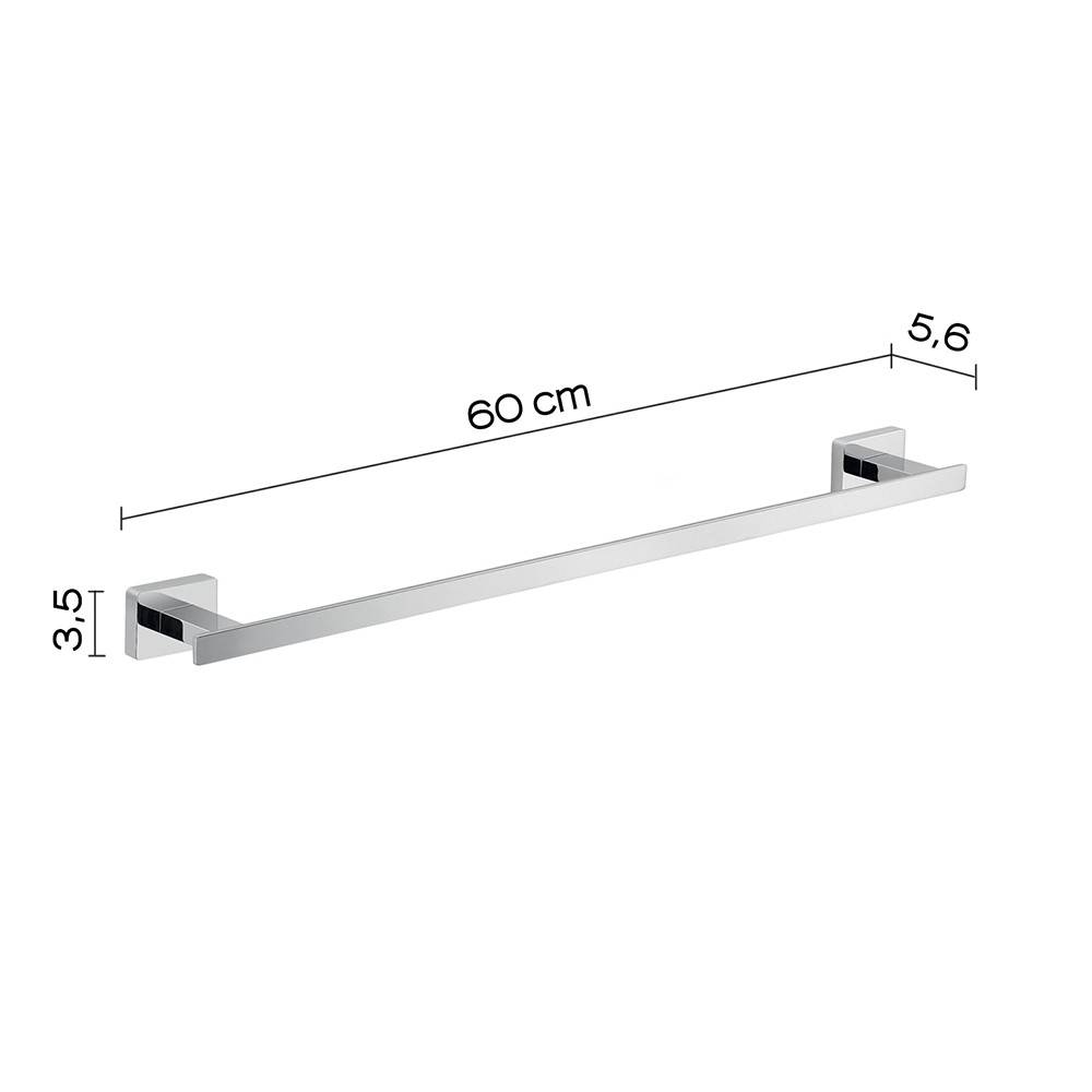 Portasalviette GEDY linea Atena da 60cm colore Cromato
