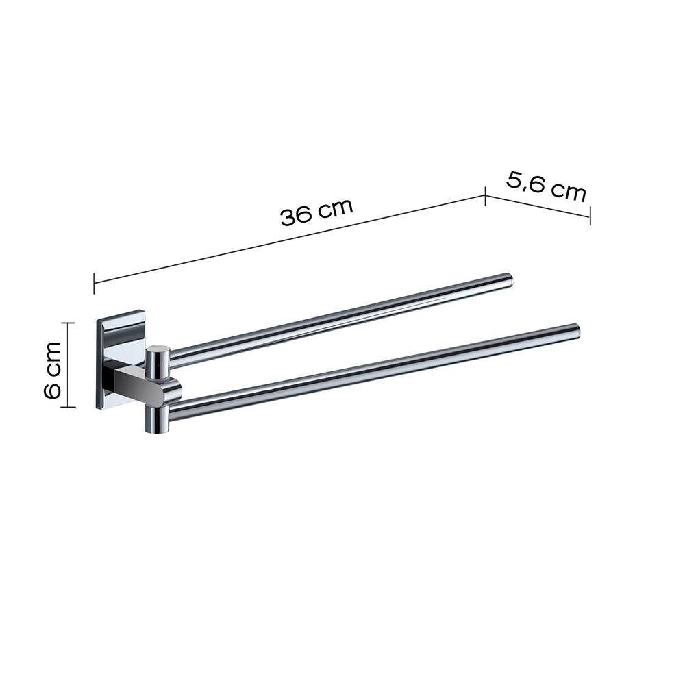 Portasalviette GEDY linea Maine a snodo Cromato