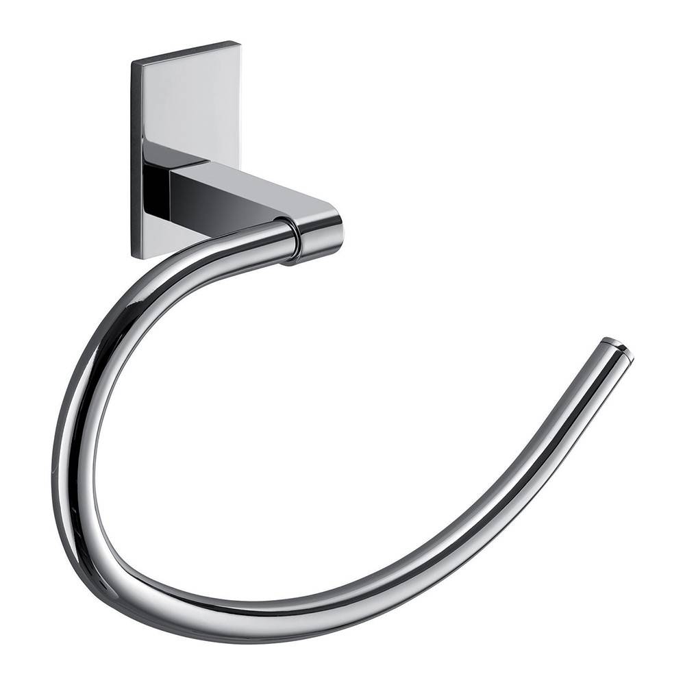 Portasalviette GEDY linea Maine ad anello Cromato