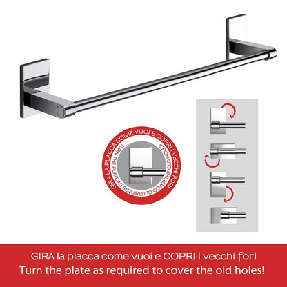 Portasalviette GEDY linea Maine da 35cm Cromato