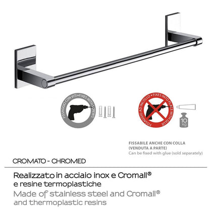 Portasalviette GEDY linea Maine da 35cm Cromato