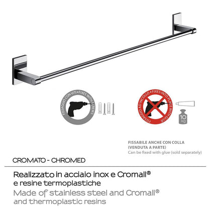 Portasalviette GEDY linea Maine da 60cm Cromato