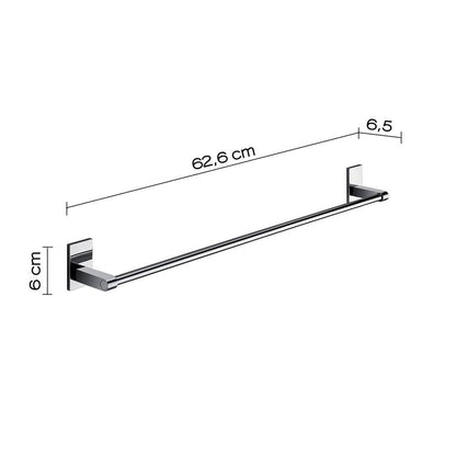 Portasalviette GEDY linea Maine da 60cm Cromato