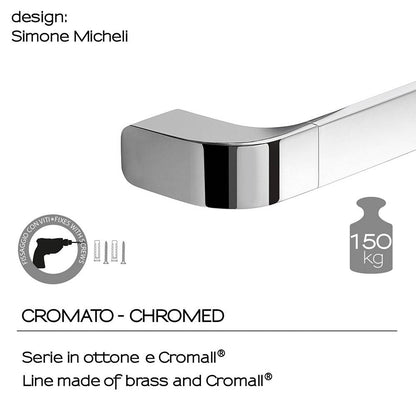 Portasalviette GEDY linea Outline da 35cm Cromato