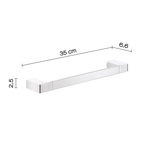 Portasalviette GEDY linea Pirenei da 35cm Cromato