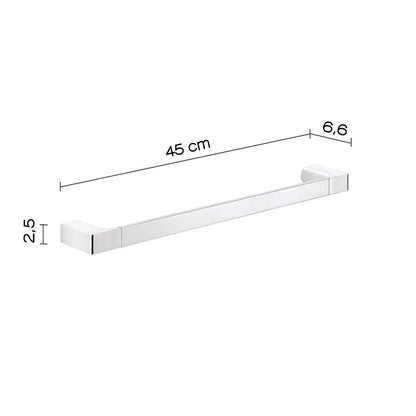 Portasalviette GEDY linea Pirenei da 45cm Cromato
