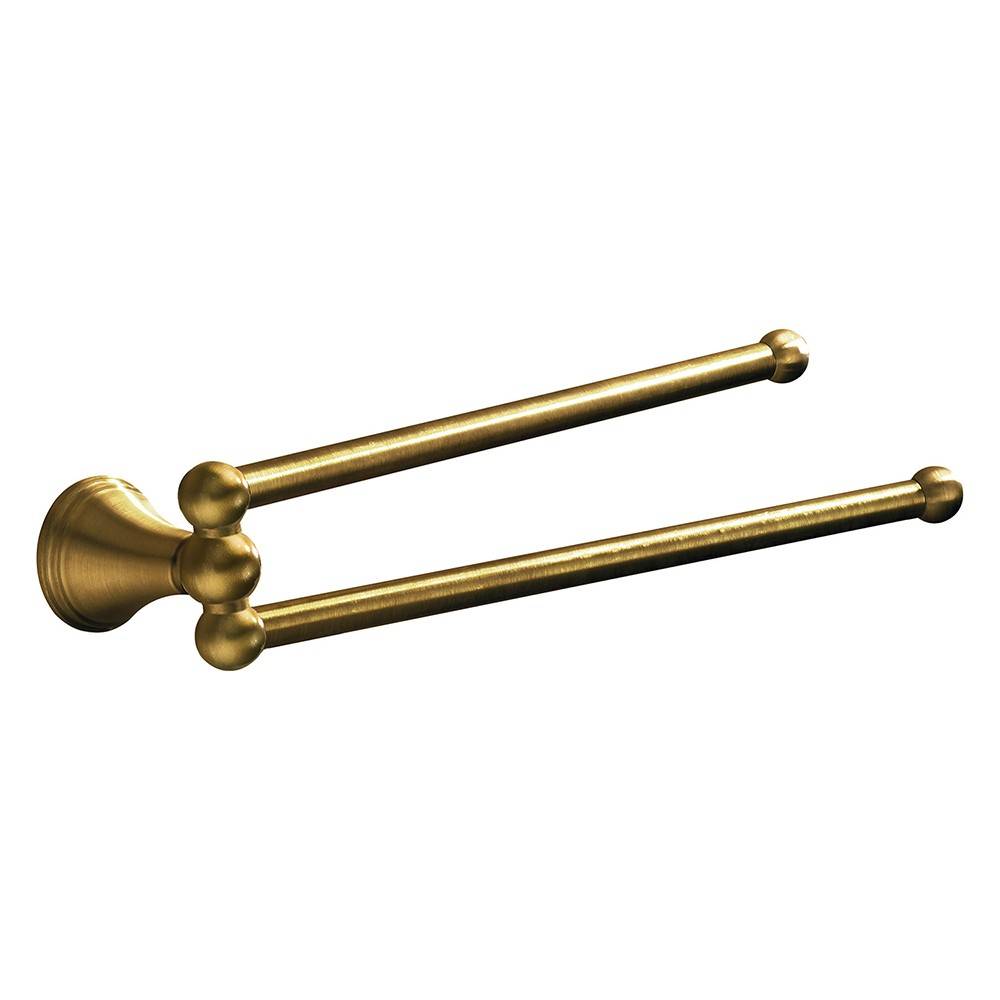Portasalviette GEDY linea Romance doppio braccio a snodo Bronzo
