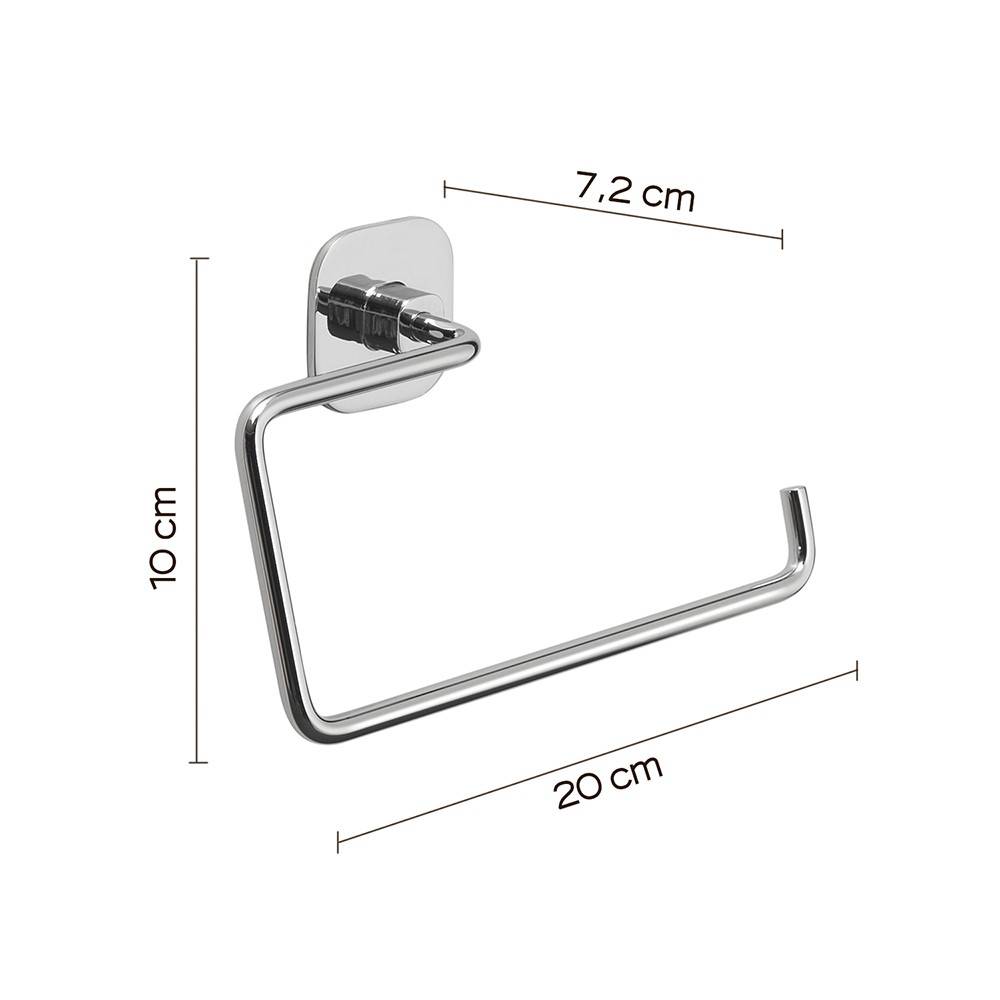 Portasalviette GEDY linea Teide ad anello Cromato