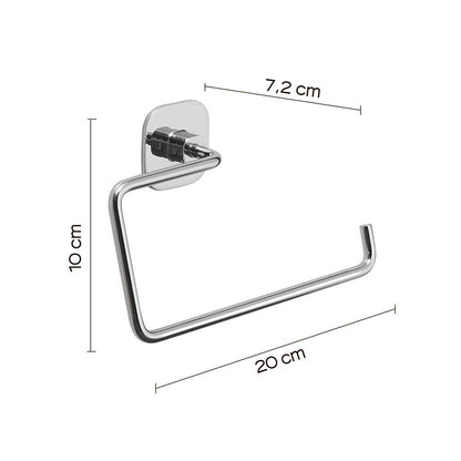 Portasalviette GEDY linea Teide ad anello Cromato