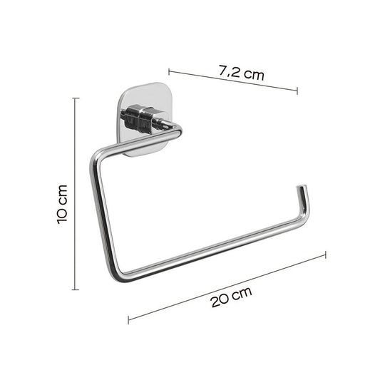 Portasalviette GEDY linea Teide ad anello Cromato