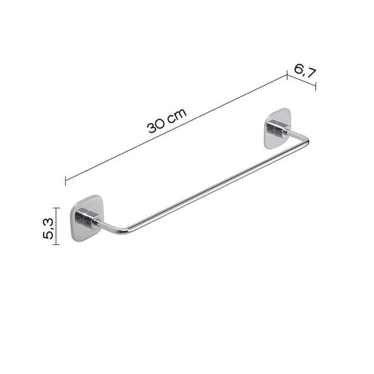 Portasalviette GEDY linea Teide da 30cm Cromato
