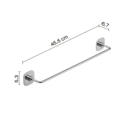 Portasalviette GEDY linea Teide da 45cm Cromato