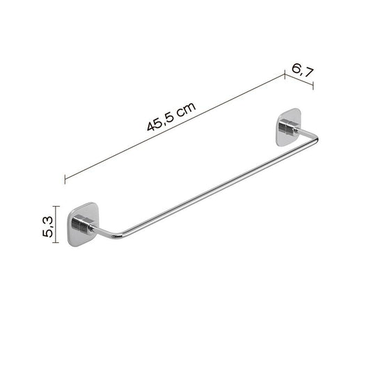 Portasalviette GEDY linea Teide da 45cm Cromato